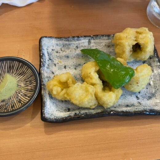 五の五　ハモの天ぷら